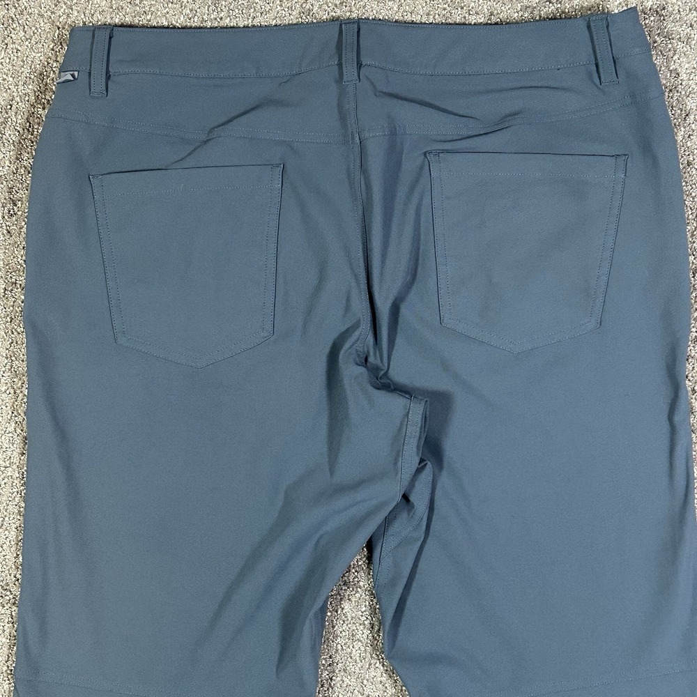 Lululemon ABC Pant Slim Men's 36 Iron Blue Warpstreme Stretch 5-Pocket Commuter - Picture 4 of 10